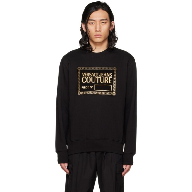 VERSACE JEANS COUTURE スウェット ブラック Mサイズ