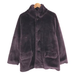 ニードルス(Needles)の【美品】  Needles / ニードルス | 2021AW | S.C. Car Coat-Faux Fur フェイク ファー スタンドカラー カー コート | S | PURPLE | メンズ(その他)