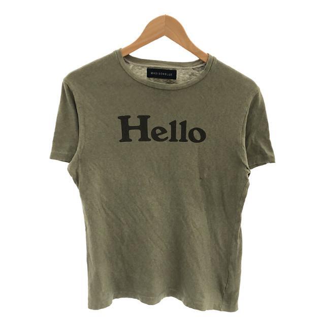 MADISONBLUE HELLO Tシャツ　GREEN 00 新品未使用