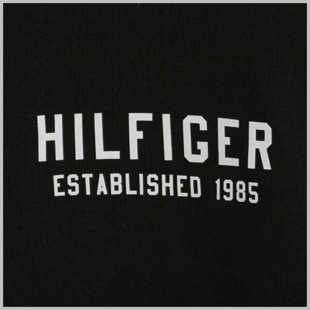 TOMMY HILFIGER(トミーヒルフィガー)のサイドラインスウェットプルオーバー ブラック XLサイズ メンズのトップス(スウェット)の商品写真