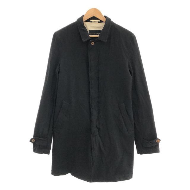 COMME des GARCONS HOMME PLUS  / コムデギャルソンオムプリュス | 伊東美保 | ポリ縮絨 ロングジャケット | M | ブラック | メンズ