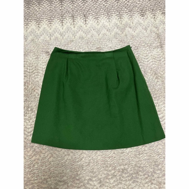 DRESSLAVE(ドレスレイブ)のドレスレイブ DRESSLAVE グリーン 緑 ミニ スカート 台形 レディースのスカート(ひざ丈スカート)の商品写真