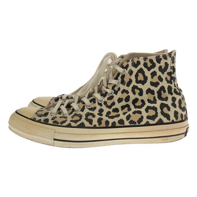 WACKO MARIA  / ワコマリア | × CONVERSE コンバース 別注 ALL STAR 100 HI LEOPARD オールスター 100 ハイ レオパード スニーカー 箱・替え紐付き | 28 | レオパード | メンズ