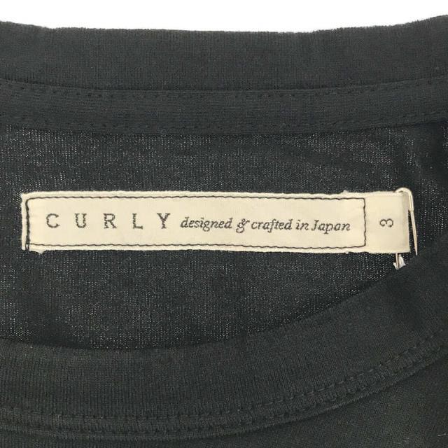 【新品】  CURLY / カーリー | PPM QS POCKET TEE ペルー ピマコットン 七分袖 Tシャツ カットソー | 3 | BLACK | メンズ メンズのトップス(Tシャツ/カットソー(七分/長袖))の商品写真