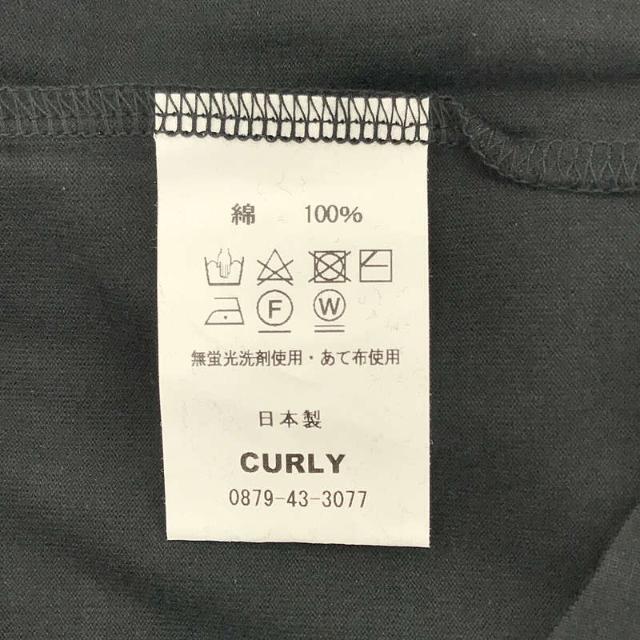 【新品】  CURLY / カーリー | PPM QS POCKET TEE ペルー ピマコットン 七分袖 Tシャツ カットソー | 3 | BLACK | メンズ メンズのトップス(Tシャツ/カットソー(七分/長袖))の商品写真