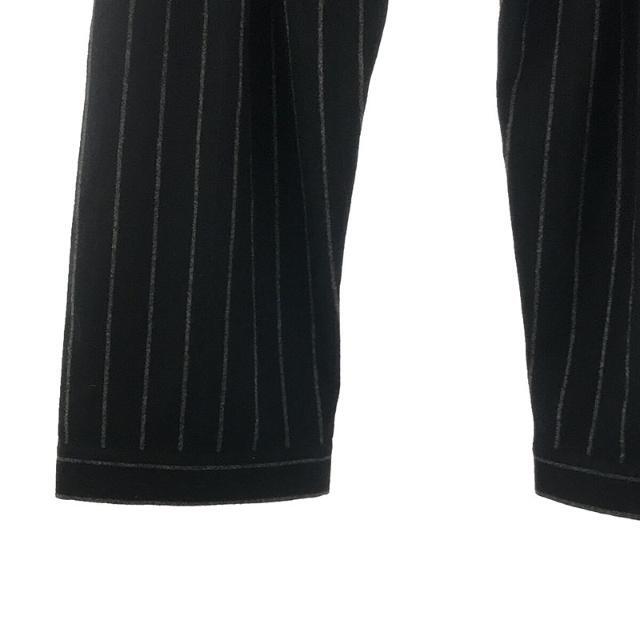 【美品】 JAN-JAN VAN ESSCHE / ヤンヤンバンエシュ | 2021AW | TROUSERS#65 ウールストライプ パンツ | M | ブラック | メンズ