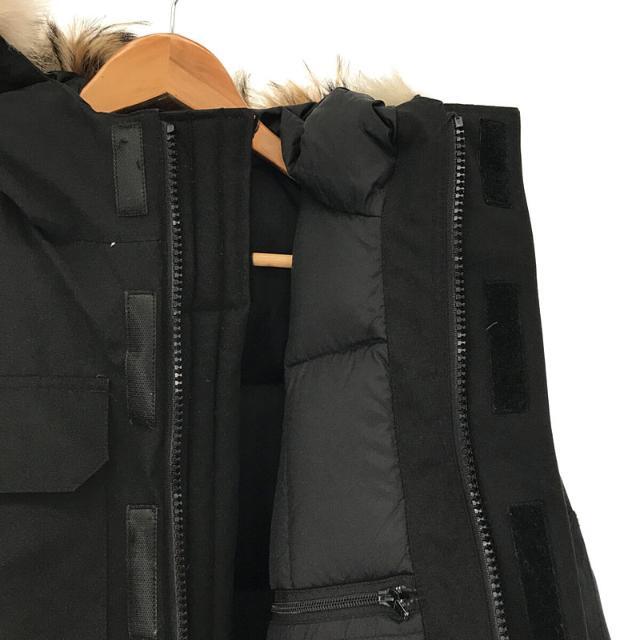 【美品】 CANADA GOOSE / カナダグース | CITADEL PARKA FUSION FIT シタデル フード ダウン ジャケット コート ファー付き | M | ブラック | メンズ