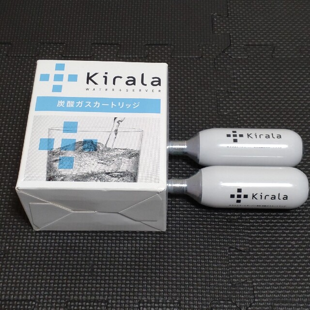 【値下げ中】Kirala スマートサーバー専用 炭酸ガス カートリッジ 2本 食品/飲料/酒の食品/飲料/酒 その他(その他)の商品写真