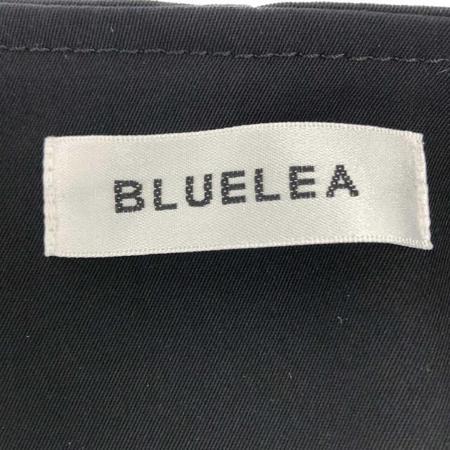 【新品】  Bluelea / ブルレア | peplum gilet スクエアネック 金ボタン ペプラム ジレ ベスト | F | black | レディース