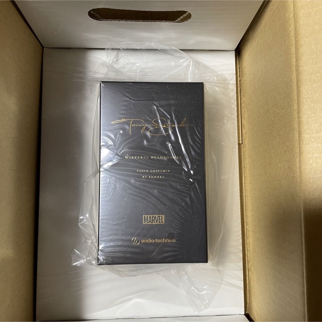 audio-technica(オーディオテクニカ)の【限定品・新品未使用】オーディオテクニカ イヤホンTony Starkモデル スマホ/家電/カメラのオーディオ機器(ヘッドフォン/イヤフォン)の商品写真