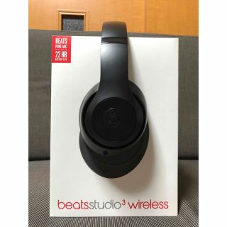 ビーツ(Beats)のBEATS STUDIO3 WIRELESS マットブラック(ヘッドフォン/イヤフォン)