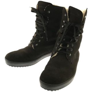 トッズ(TOD'S)の【美品】  TOD'S / トッズ | WINTER GOMMINO BOOTS SUEDE スエード レースアップブーツ | 6 | カーキブラウン | メンズ(ブーツ)