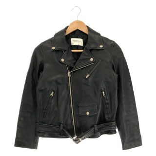 ビューティフルピープル(beautiful people)の【美品】  beautiful people / ビューティフルピープル | vintage leather riders jacket ラムレザー ヴィンテージ 加工 レザー ダブル ライダース ジャケット | 150 | ブラック | レディース(その他)