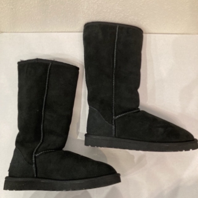 【未使用】UGG アグ　ムートンブーツ　ロング　トール　黒　ブラック　ボア　新品 5