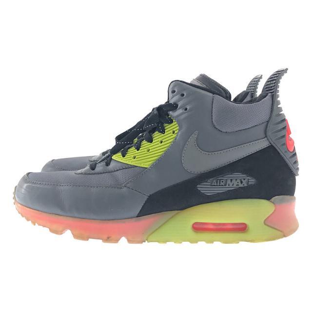 メンズNIKE / ナイキ | 684722-002 AIR MAX 90 SNEAKERBOOT ICE エアマックス 90 ハイカット スニーカー ブーツ | 28 | ダークグレー | メンズ