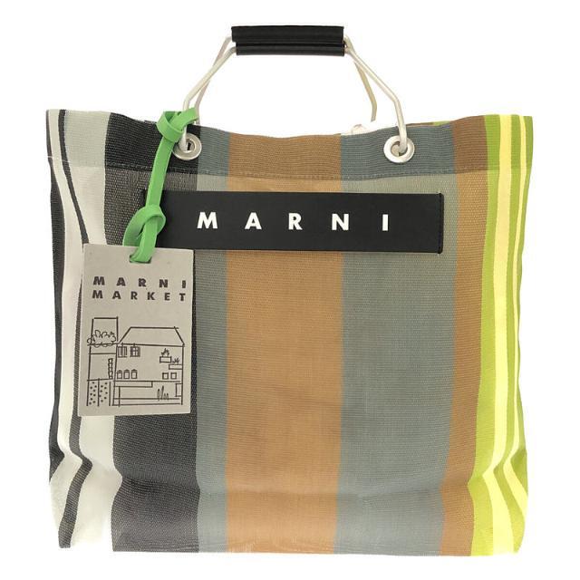 新品未使用タグ付き MARNI マルニ トートバッグ ストライプバッグ