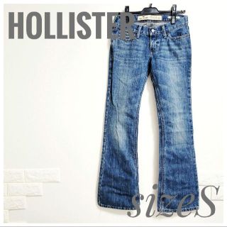 ホリスター(Hollister)の美品 HOLLISTER ホリスター デニム フレア ジーンズ レディース S(デニム/ジーンズ)