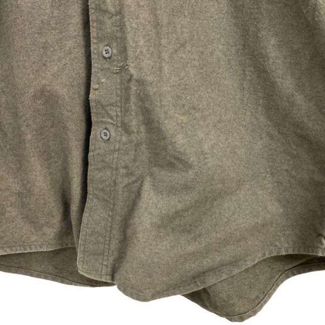 メキシコ製 ウールリッチ 肉厚ヘビネル オーバーサイズシャツ セージグリーン色シャツ