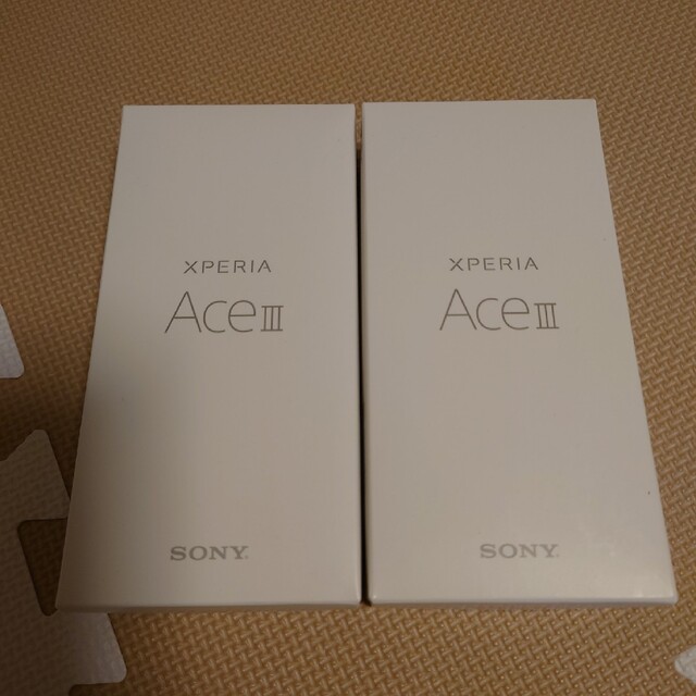 Xperia(エクスペリア)のSONY Xperia Ace III A203SO ブルー　ブラック　２台 スマホ/家電/カメラのスマートフォン/携帯電話(スマートフォン本体)の商品写真