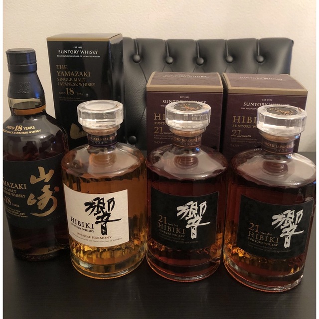 在庫新品 サントリー - サントリー山崎18年 響21年 700ml 各 1本の通販 ...