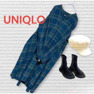 ユニクロ(UNIQLO)のユニクロ Aラインワンピース UNIQLO(ロングワンピース/マキシワンピース)