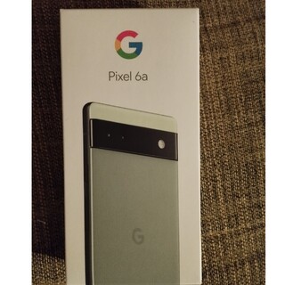 グーグルピクセル(Google Pixel)の【新品未使用】Google Pixel 6a sage セージ 128 GB S(スマートフォン本体)