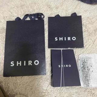 シロ(shiro)のSHIRO ショッパー　ギフトボックス付き(ショップ袋)