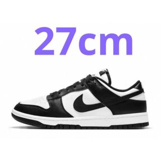 ナイキ(NIKE)のNike Dunk Low Retro "White/Black" 27cm(スニーカー)