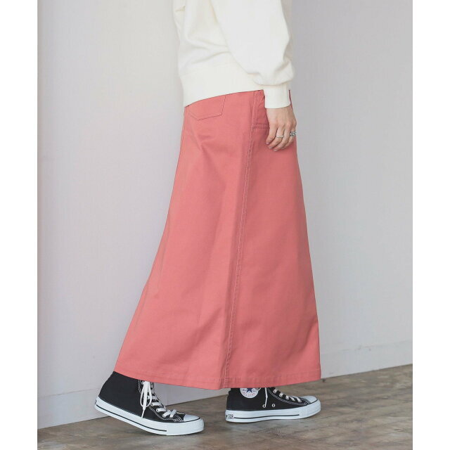 B:MING LIFE STORE by BEAMS(ビーミング ライフストア バイ ビームス)の【PEACH】UNIVERSAL OVERALL * B:MING by BEAMS / 別注 ベイカー スカート レディースのスカート(ロングスカート)の商品写真