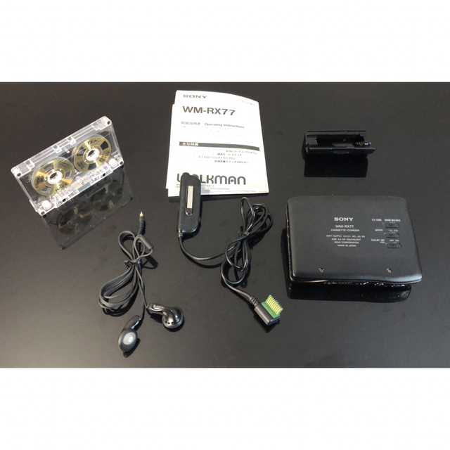 SONY - カセットウォークマン SONY WM-RX77「整備済み、完動超美 SONY - カセットウォークマン SONY WM-RX77「整備済み、完動超美