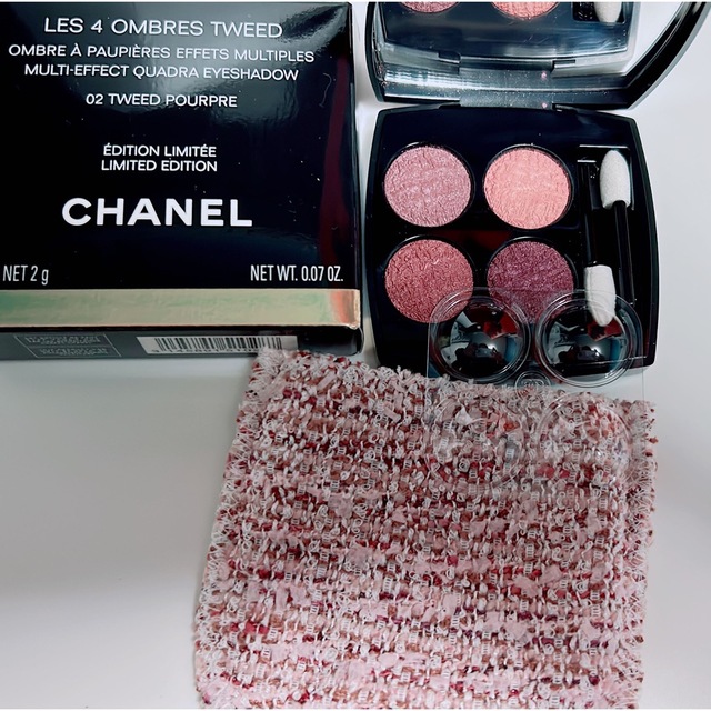 Chanel Les 4 Ombres Tweed Tweed Pourpre 2g