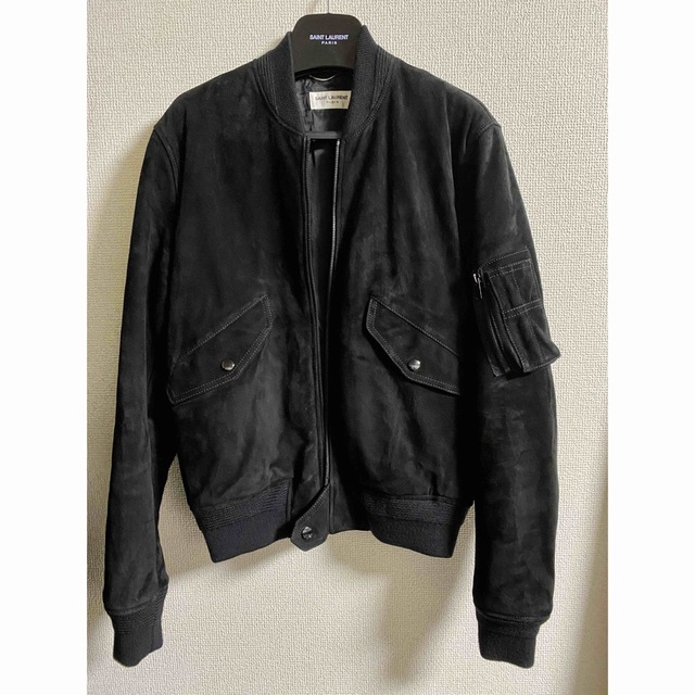 Saint Laurent - サンローランパリ MA1 スエードレザージャケット