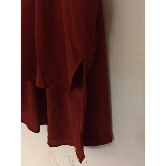 merlot(メルロー)のmelrot orange ブラウス素材のシャツ レディースのトップス(シャツ/ブラウス(長袖/七分))の商品写真