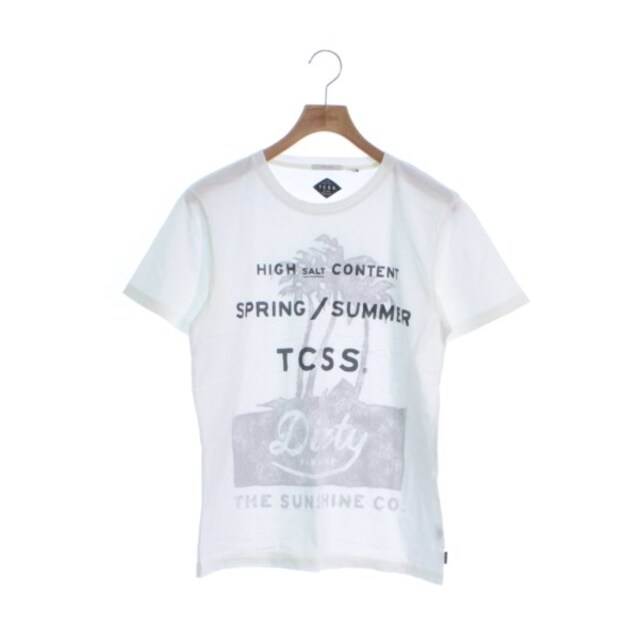 TCSS(ティーシーエスエス)のTCSS ティーシーエスエス Tシャツ・カットソー L 白 【古着】【中古】 メンズのトップス(Tシャツ/カットソー(半袖/袖なし))の商品写真