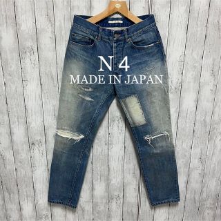 エヌフォー(N4)のN4 ダメージリペア加工ユーズドジーンズ！日本製！ (デニム/ジーンズ)