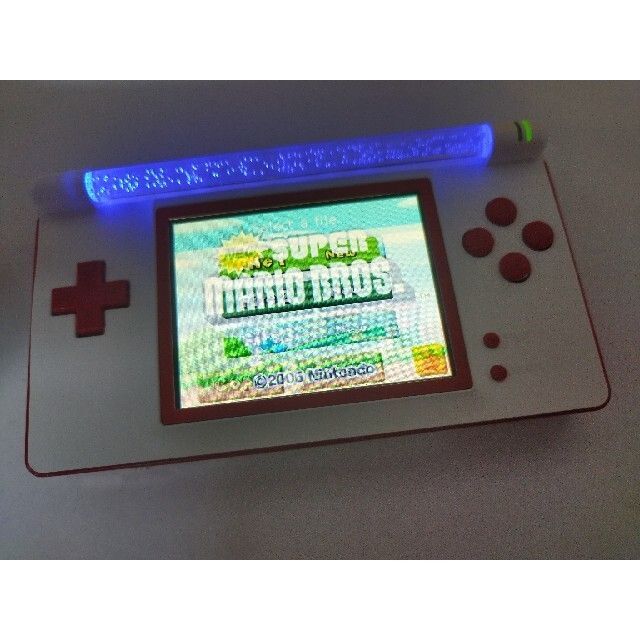 送料込 魔改造ゲームボーイマクロ　GAMEBOY　MACRO　ファミコン風塗装