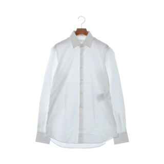 プラダ(PRADA)のPRADA プラダ ドレスシャツ 37(XL位) 白 【古着】【中古】(シャツ)
