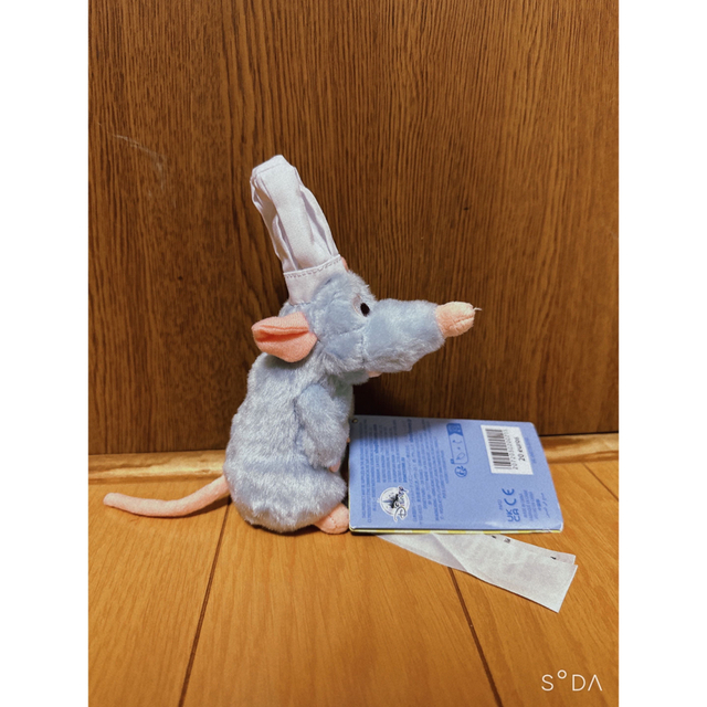 新品未使用 DLPパリ限定! レミー ぬいぐるみ 肩乗り ディズニーランドパリ- 新品未使用 DLPパリ限定! レミー ぬいぐるみ 肩乗り ディズニーランドパリ-