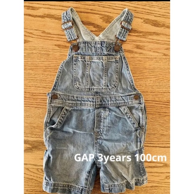 GAP Kids(ギャップキッズ)のGAP オーバーオール　3 years 100cm キッズ/ベビー/マタニティのキッズ服男の子用(90cm~)(パンツ/スパッツ)の商品写真