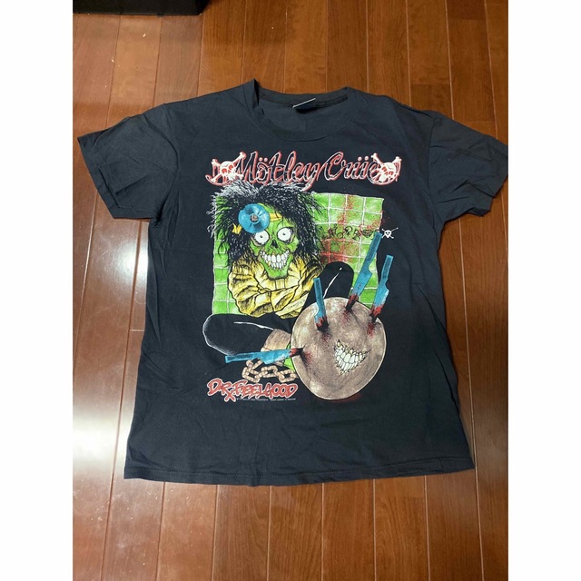 90'S当時物Motley Crue Pushead Tシャツ　ヴィンテージ | フリマアプリ ラクマ