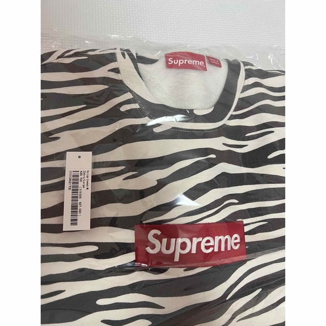 Supreme(シュプリーム)のSupreme Box Logo Crewneck Zebra メンズのトップス(スウェット)の商品写真