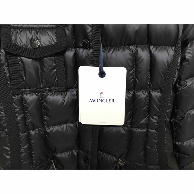 MONCLER(モンクレール)のMONCLER モンクレール Hermineロングダウンジャケット サイズ0 レディースのジャケット/アウター(ダウンジャケット)の商品写真