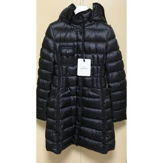 モンクレール(MONCLER)のMONCLER モンクレール Hermineロングダウンジャケット サイズ0(ダウンジャケット)