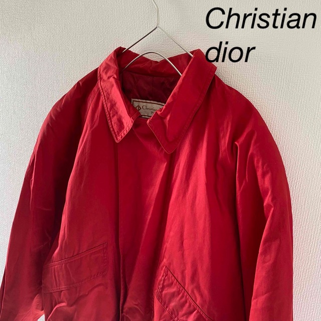 Christian Dior(クリスチャンディオール)のchristiandiorクリスチャンディオールスイングトップm赤レッドブルゾン メンズのジャケット/アウター(ブルゾン)の商品写真