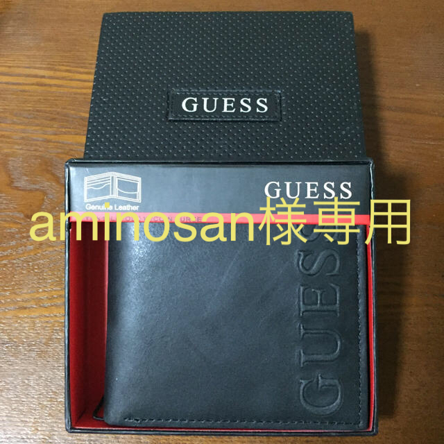 GUESS(ゲス)の新品、未使用 GUESS レザー財布 メンズのファッション小物(折り財布)の商品写真