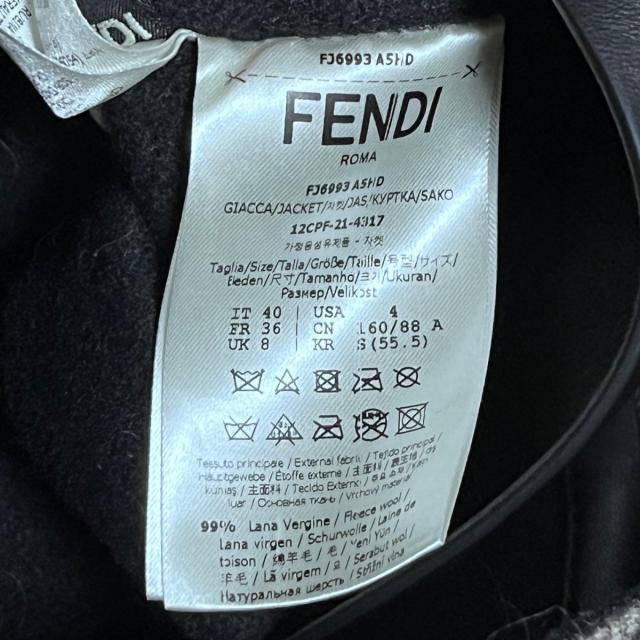 FENDI(フェンディ)のフェンディ ブルゾン サイズ40 M美品  - レディースのジャケット/アウター(ブルゾン)の商品写真