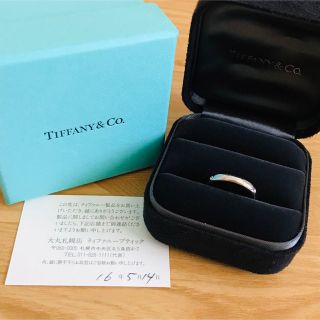 ティファニー ダイヤリング ダ ノーツルシダ 3P 8.5号 Pt950 - リング