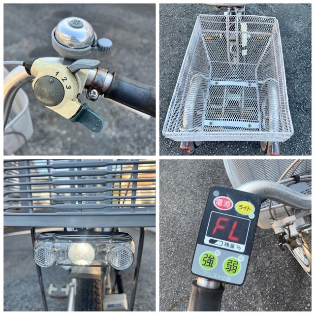 お洒落 電動アシスト自転車BRIDGESTONE.ASSISTA.三輪ワゴン