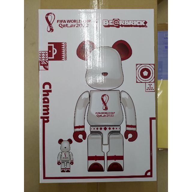 BE＠RBRICK WORLD CUP 2022 WHITECHROME