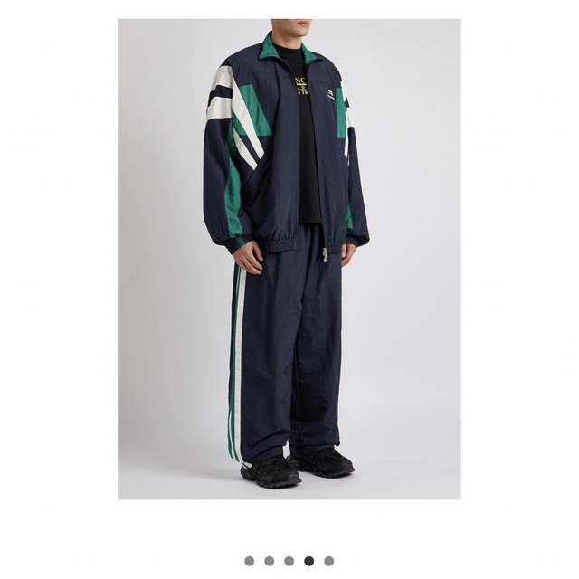 Balenciaga 21aw striped shell trackpants